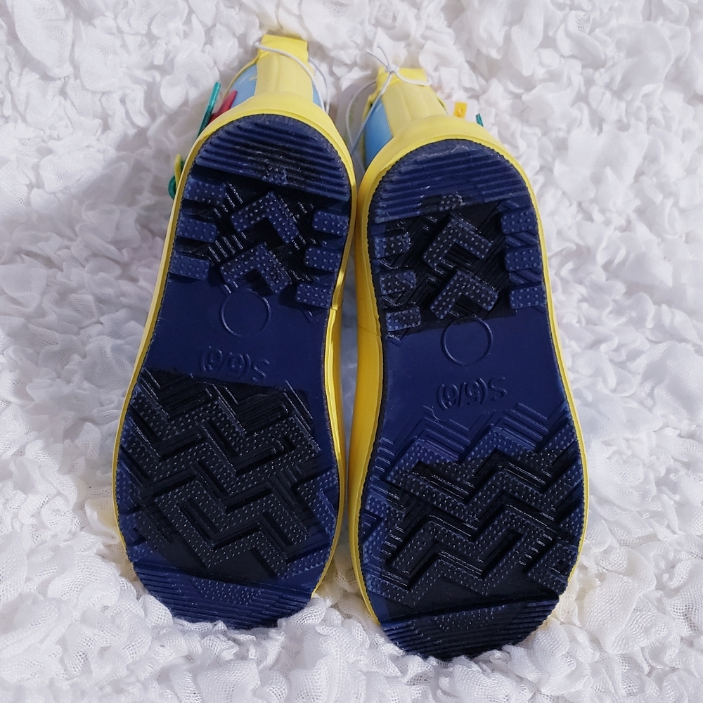 🆕️ Baby Boy Rain Boots Size S 5/6 - Picture 6 of 6